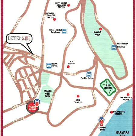 塔克西姆科特恩套房酒店 *